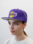 Бейсболка MITCHELL NESS арт. HHSS2991-LALYYPPPPURP Los Angeles Lakers NBA (фиолетовый)